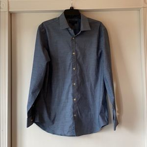 Non-iron slim for shirt.